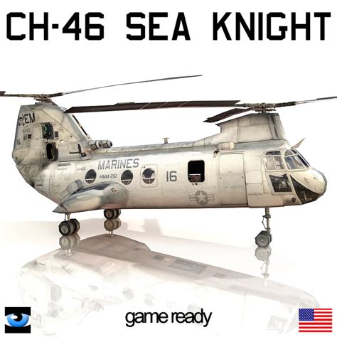 3d ch-46 sea knight