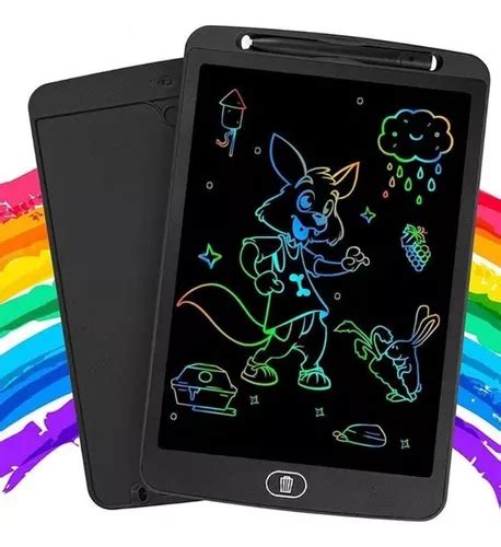 Pizarra Lcd Educativa M Gica Para Ni Os Escritura Y Dibujo Color Gris