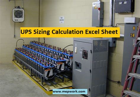 Ups Battery Backup Calculation