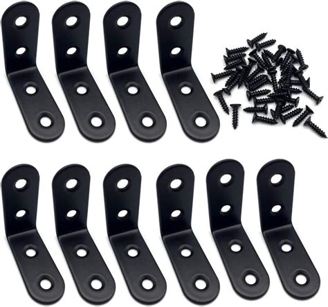 FUJIE 10 Pcs Right Angle Brackets 90 Degree Right Angle Brackets