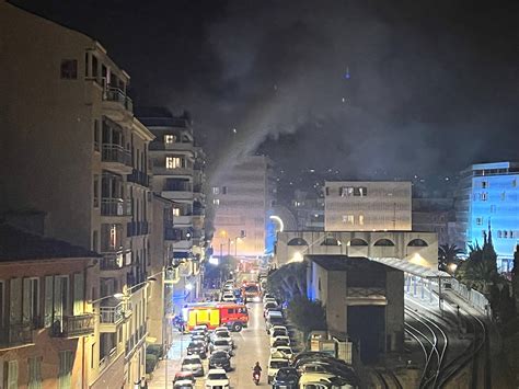 Un Incendie En Cours Ce Mercredi Soir Dans Le Quartier Libération à Nice Nice Matin