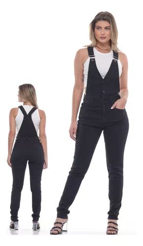 Macac O M Di Feminino Biotipo Jeans Modela Cintura Detalhe