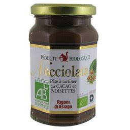 RIGONI DI ASIAGO NOCCIOLATA Pâte à tartiner au Cacao et Noisettes