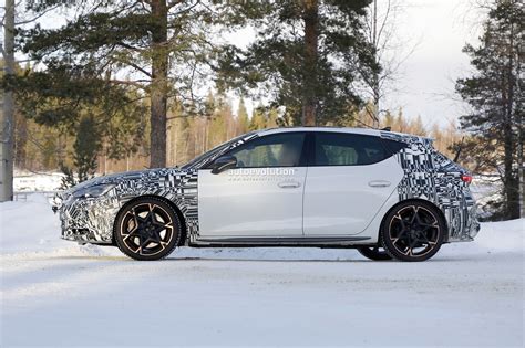 Golf Sized 2024 Cupra Leon Spied In Hatch And Wagon Forms Keeping The