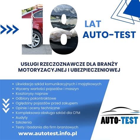 Lat Biura Rzeczoznawczego Auto Test Auto Test Likwidacja Szk D