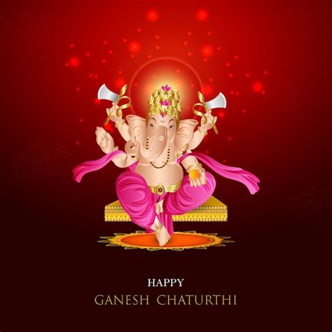 Premium Vector Happy Ganesh Chaturthi Indian Festival Celebration