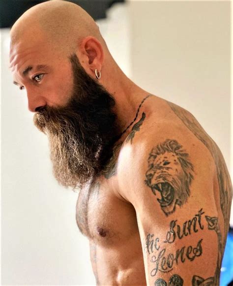 Pin By Willian Coelho On Barbas E Tattoo In 2024 Bald Head With Beard