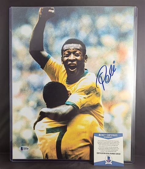 Pelè O Rei Foto Calcio Firmata Catawiki