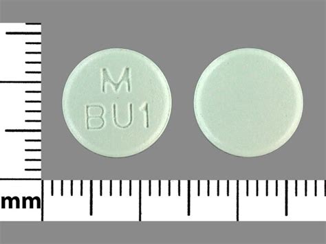 Pill Finder M Bu1 Green Round