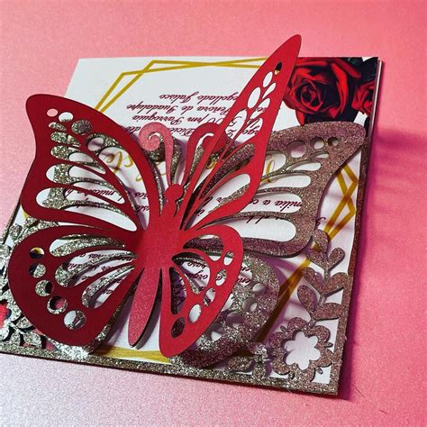 Pin On Butterfly Quinceanera Invitations