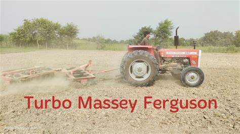 Brand New Massey Ferguson Turbo Tractor With Disk Harrow Performance