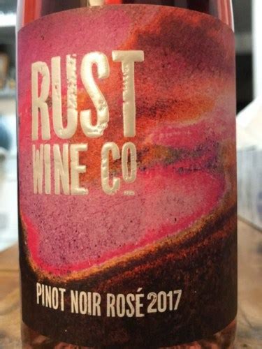 Rust Wine Co Pinot Noir Rosé Vivino