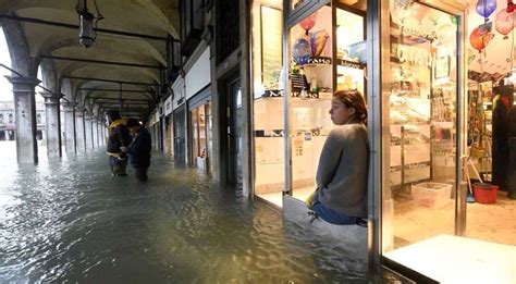 Venice Hit By Another Ferocious High Tide Flooding City In Cyprus