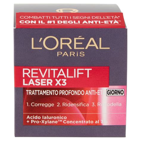 L Oréal Revitalift Laser X3 Crema Antietà Viso 50ml Carrefour