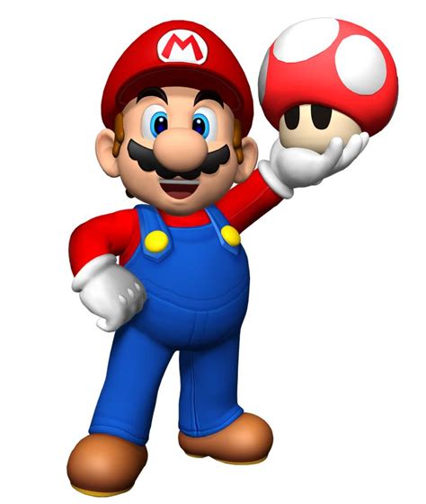 The Mario Bros Character Is Pointing At Something