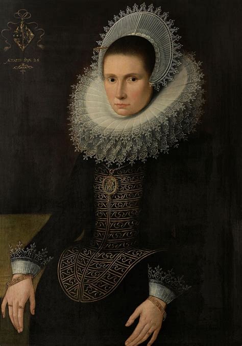 An Old Painting Of A Woman In Black And White