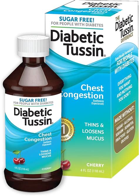 Diabetic Tussin Dm Max Strength Cough Chest Congestion 55 Off