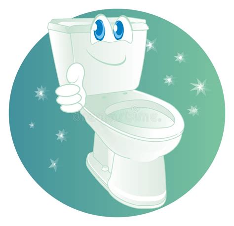 Happy Toilet Stock Illustrations 7145 Happy Toilet Stock