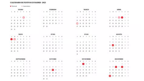 Calendario Laboral 2023 Días Festivos Puentes Y Vacaciones España Head Topics