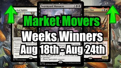 MTG Movers Of The Week Aug 18th Aug 24th Standard Commander