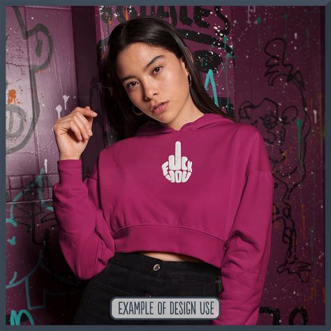 Fuck You Middle Finger Text Embroidery File X Hoop Gift Etsy Australia