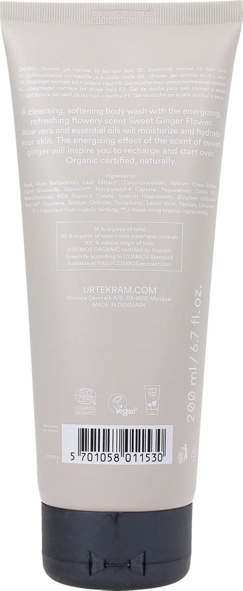 Urtekram Sweet Ginger Flower Body Wash 200 Ml Boutique En Ligne Ecco