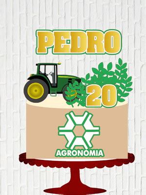 Arquivo Corte Topo De Bolo Agronomia Compre Produtos Personalizados