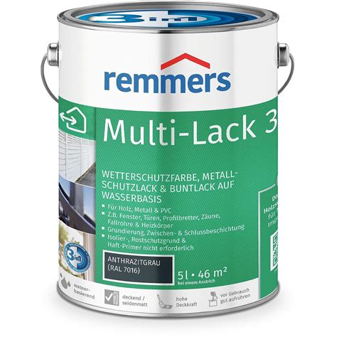 Remmers Multi Lack In Anthrazitgrau Ral L