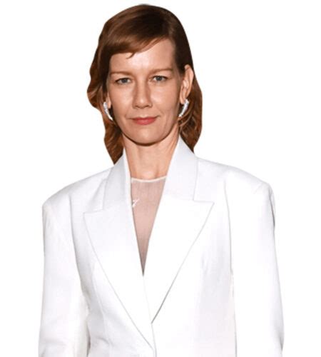 Sandra Hüller White Outfit Half Body Buddy Celebrity Cutouts