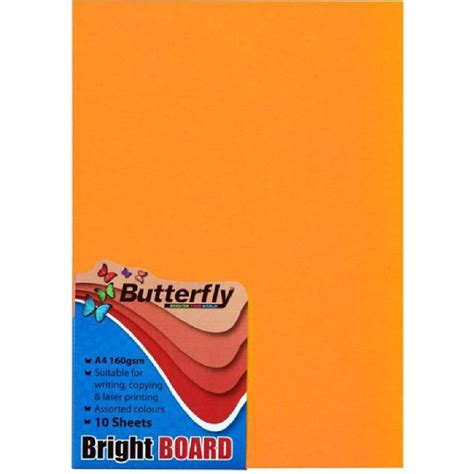 Butterfly A Bright Board Orange S