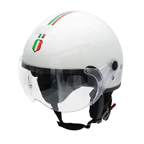 Capacete De Moto Aberto Harley Kraft Plus Custom Premium Italia Branco