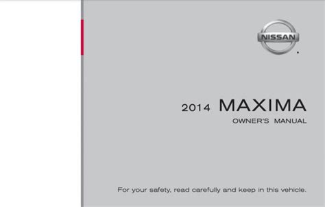 Nissan Maxima Owners Manual Pdf Manual Directory