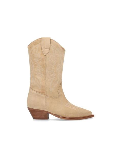 ALPE Botas Cowboy Mujer Beige Arena 5001