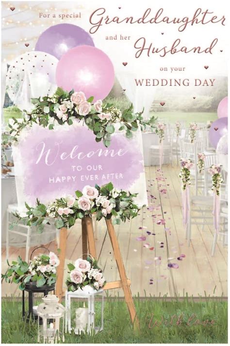 Icg Special Granddaughter And Her Husband Wedding Congratulations Card