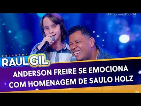 Saulo Holz Acalma O Meu Cora O Programa Raul Gil Homenagens