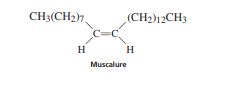 Solved The Sex Attractant Of The Female Housefly Musca Domestica