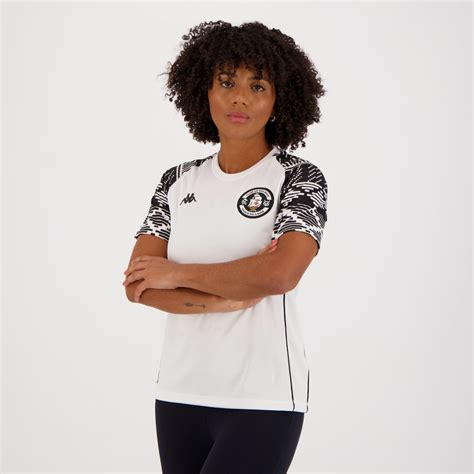 Camisa Kappa Vasco Aquecimento Feminina Futfanatics