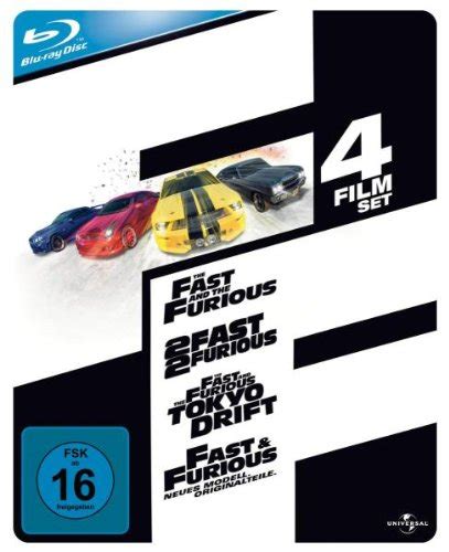 Fast And Furious 1 4 Limited Jumbo Steelbook Blu Ray Amazon De