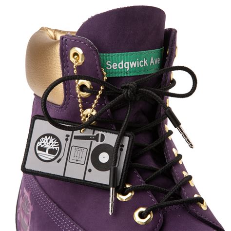 Mens Timberland Hip Hop Royalty Premium Boot Purple Gold Journeys