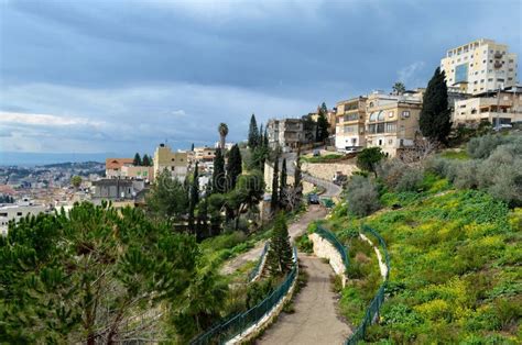Aerial View of the City of Nazareth, Israel Stock Photo - Image of ...