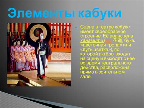 Театр Кабуки презентация, доклад