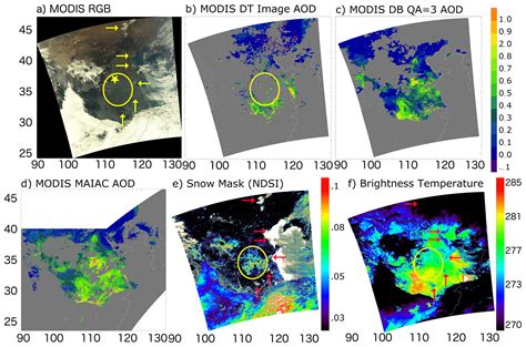 Amt A Dark Target Research Aerosol Algorithm For Modis Observations