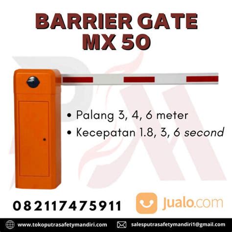 Barrier Gate Mx 50 3 4 6 Meter Mesin Palang Parkir Buka Tutup Otomatis