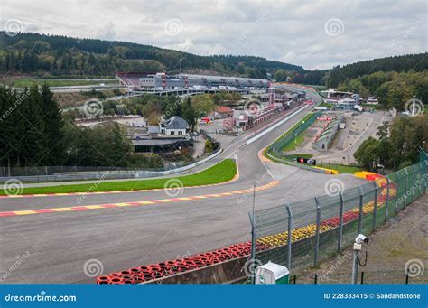 View To Circuit De Spa Francorchamps From Raidillon Corner Editorial