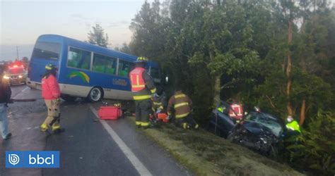 Un fallecido y cuatro lesionados deja triple colisión vehicular en Ruta