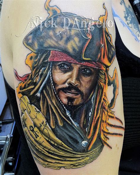 Jack Sparrow Tattoo by NickDAngeloTattoos on DeviantArt