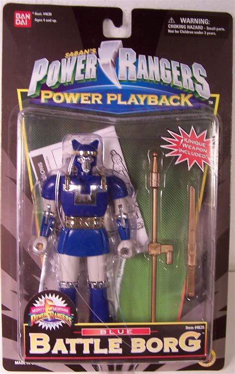 Power Rangers Power Playback Blue Battle Borg Re Issue Cla Flickr