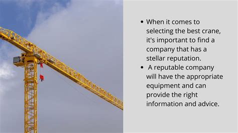 PPT Things To Consider For Your Next Crane Rental 3 PowerPoint