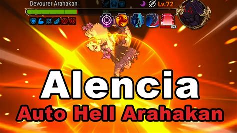 Epic Seven Alencia Gameplay Auto Hell Arahakan Youtube