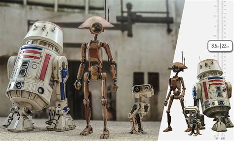 R D Pit Droid And BD Sixth Scale Figure Set By Hot Toys Boba Fett Hot Toys Star Wars